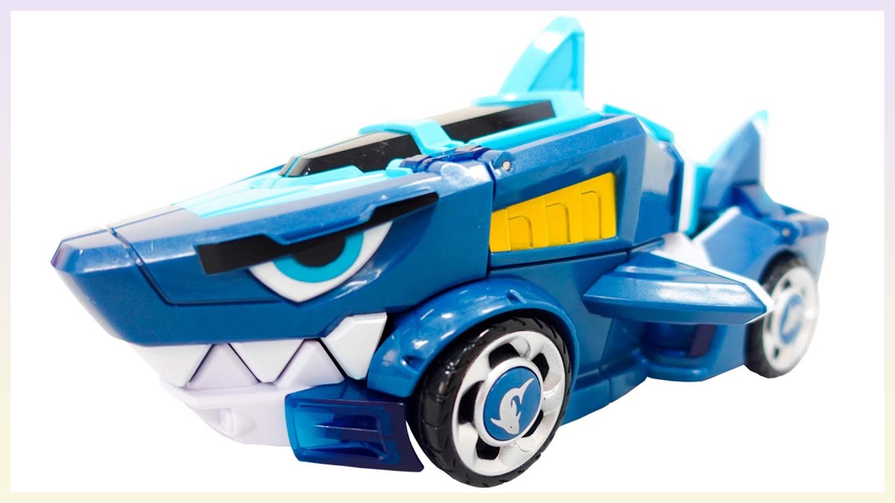 [미니특공대] 애니멀트론 우주경찰 죠스캅 자동차 장난감 변신 놀이 Miniforce Animaltron JAWSCOP Toy Transformation Play