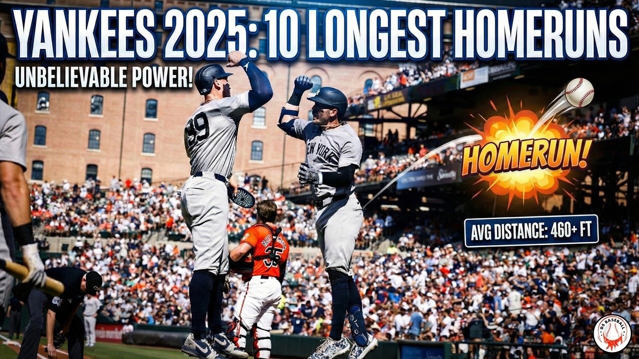 New York Yankess | The Longest Home Runs of 2025