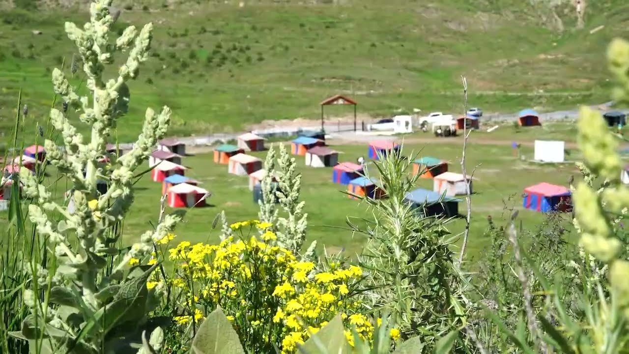 Erciyes'te Çadır Kamp