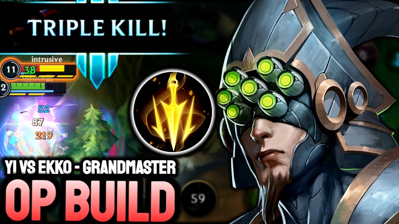 MASTER YI LETHAL TEMPO (BUFF) vs. EKKO IN JUNGLE! BEST CURRENT BUILD FOR YI? - Master Yi Wild Rift