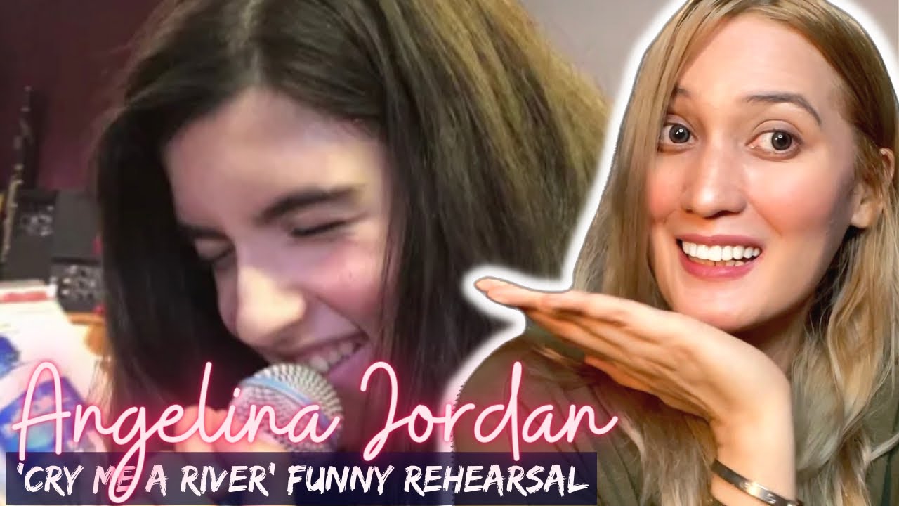 Reaction to Angelina Jordan’s Funny “Cry Me A River” Rehearsal ♥️♥️♥️