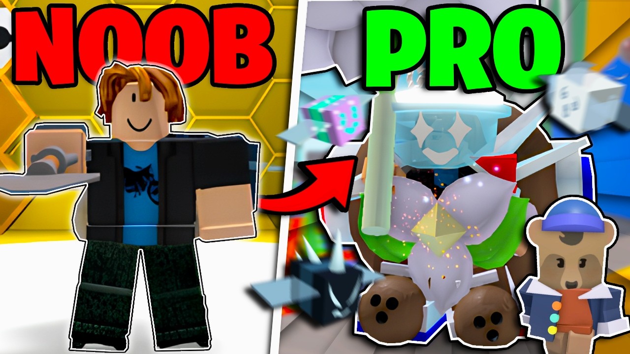 I Spent 1+ MONTH Going NOOB To PRO In Bee Swarm Simulator!