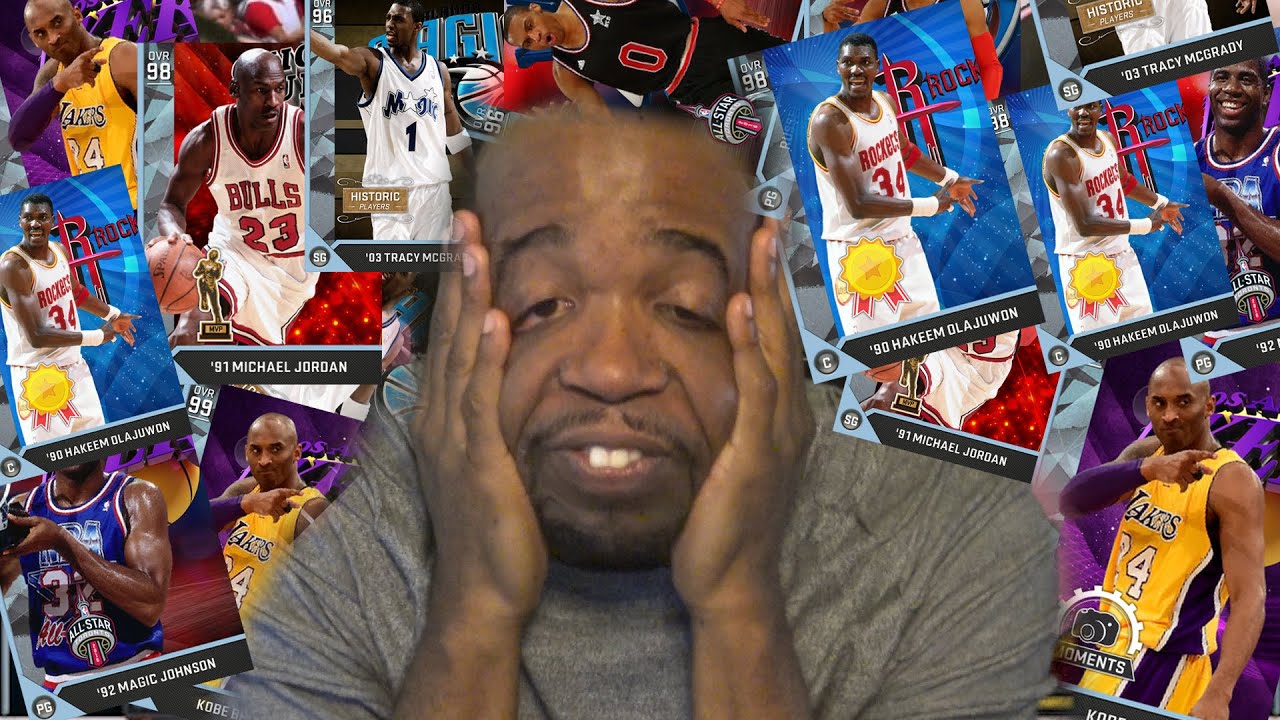 HE HAS EVERY CARD IN THE GAME! DIAMOND HAKEEM! MAGIC!99 KOBE!!TMAC! OMG! NBA 2K16 MYTEAM GAMEPLAY!