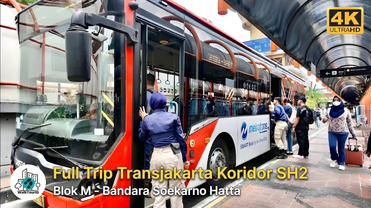 RUTE BARU LAGI‼️ Transjakarta Koridor SH2 Rute Blok M - Bandara Soekarno Hatta