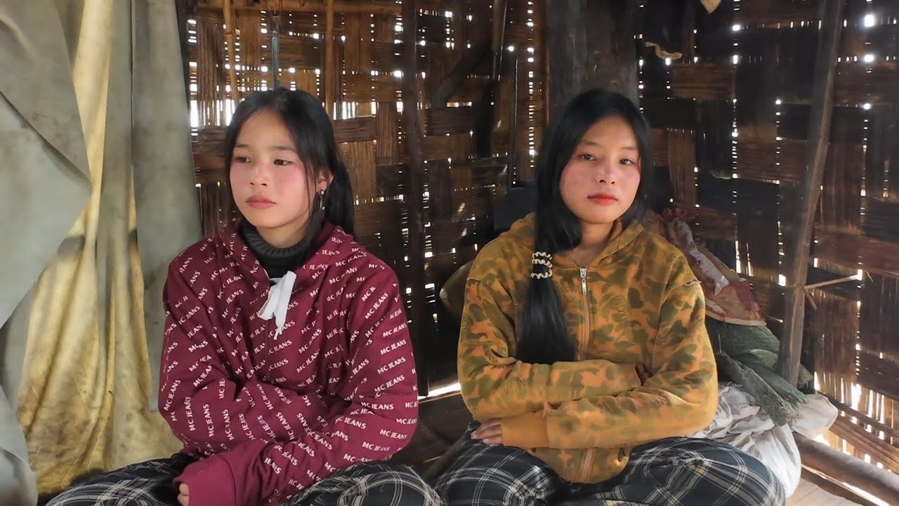 แวะมาหาสองสาวลาวในชนบทหมู่บ้านที่ไม่มีไฟฟ้า