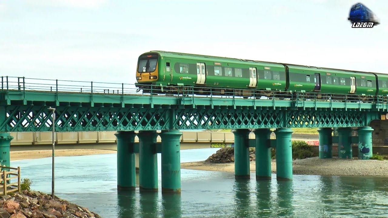 Irish Trains at Laytown Viaduct🚄🚆 Trenuri Irlandeze la Viaductul Laytown - 31 May 2025