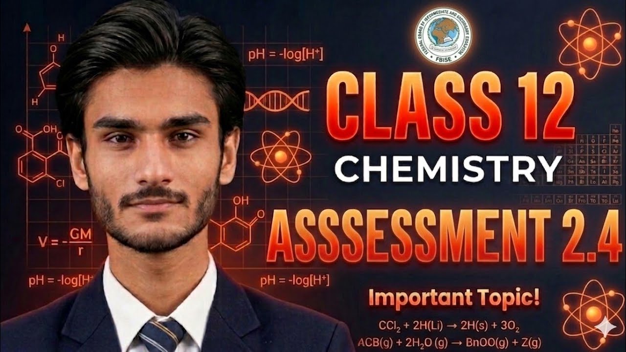 CLASS 12 CHEMISTRY CHP NO 2 CONCEPT ASSESSMENT EX 2.4 NBF | NATIONAL BOOK FOUNDATION NBF TIP TOPPER
