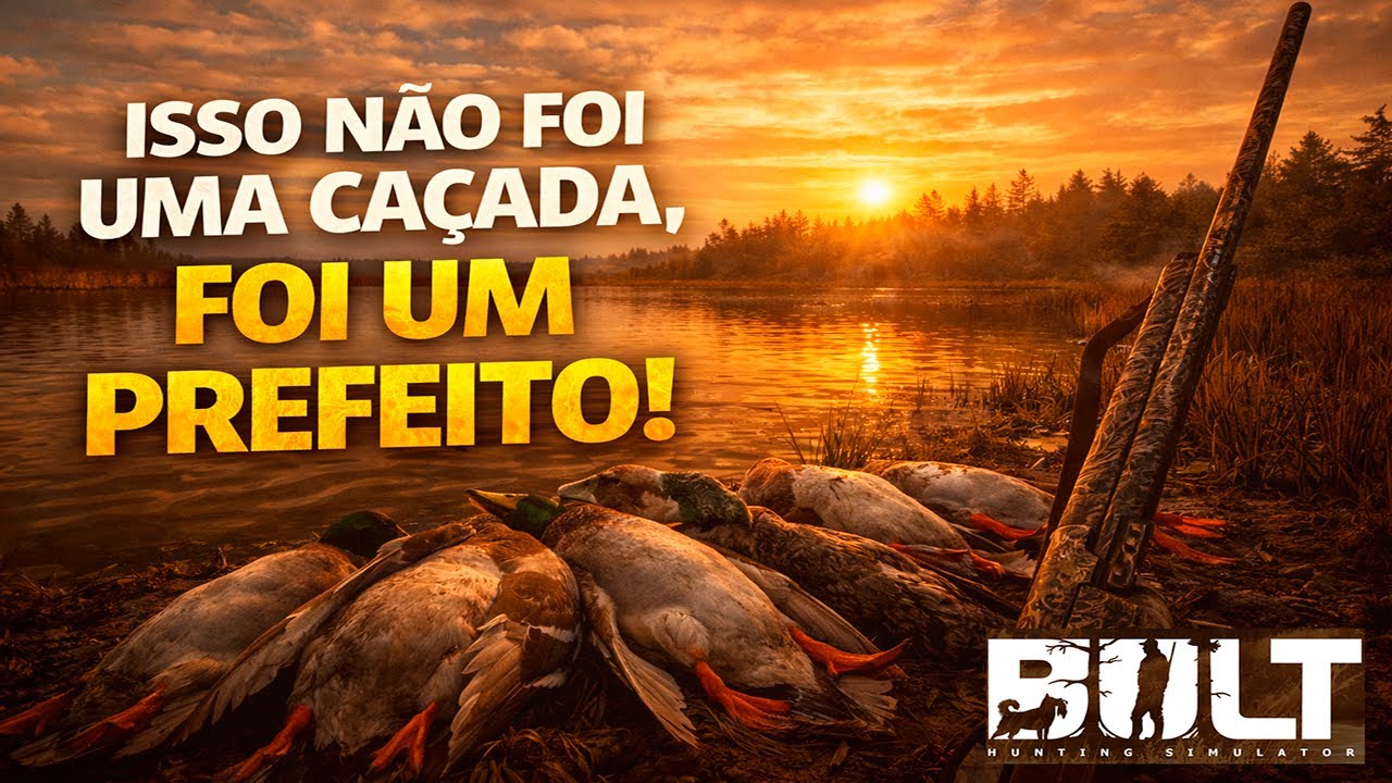 ISSO NÃO FOI UMA CAÇADA, FOI UM PREFEITO! 🦆 | BULT HUNTING SIMULADOR