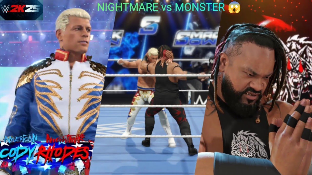 Cody Rhodes vs Jacob Fatu – Absolute Chaos in WWE 2K25