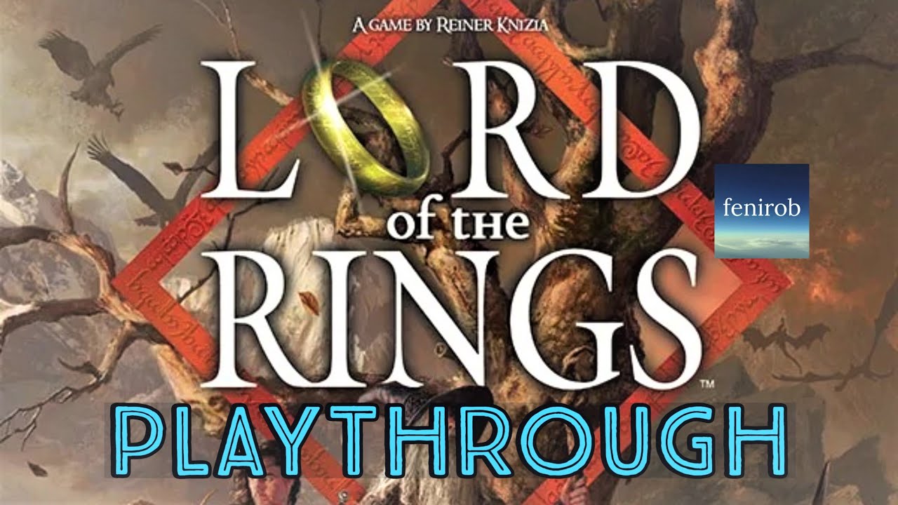 Lord Of The Rings: The Confrontation Board Game I Playthrough