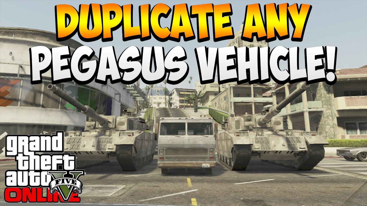 GTA 5 ONLINE - DUPLICATE ANY PEGASUS VEHICLE! UNLIMITED PEGASUS VEHICLES GLITCH!