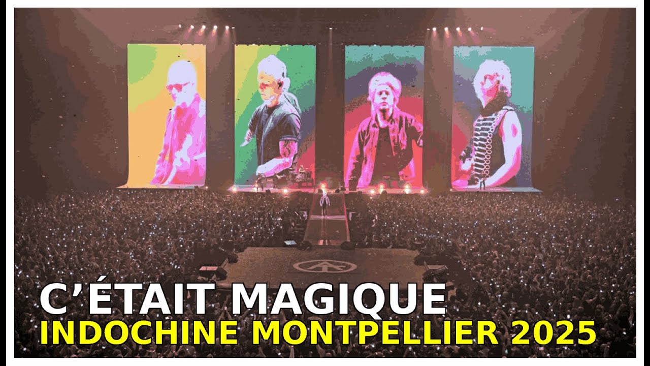 VLOG : Indochine en LIVE à Montpellier – Arena Tour 21 & 22 Mars 🎸