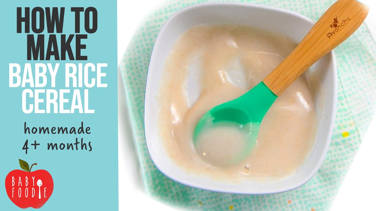 How to Make Homemade Baby Rice Cereal