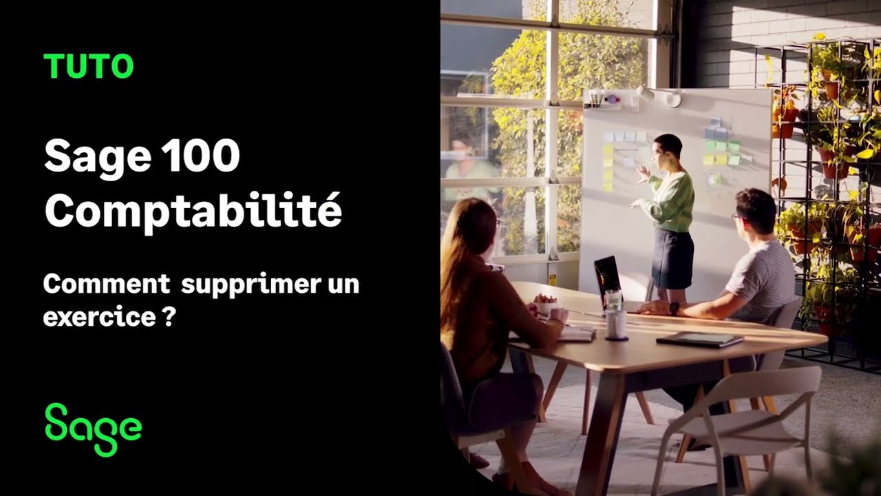 Sage 100 Comptabilité : Comment supprimer un exercice ?