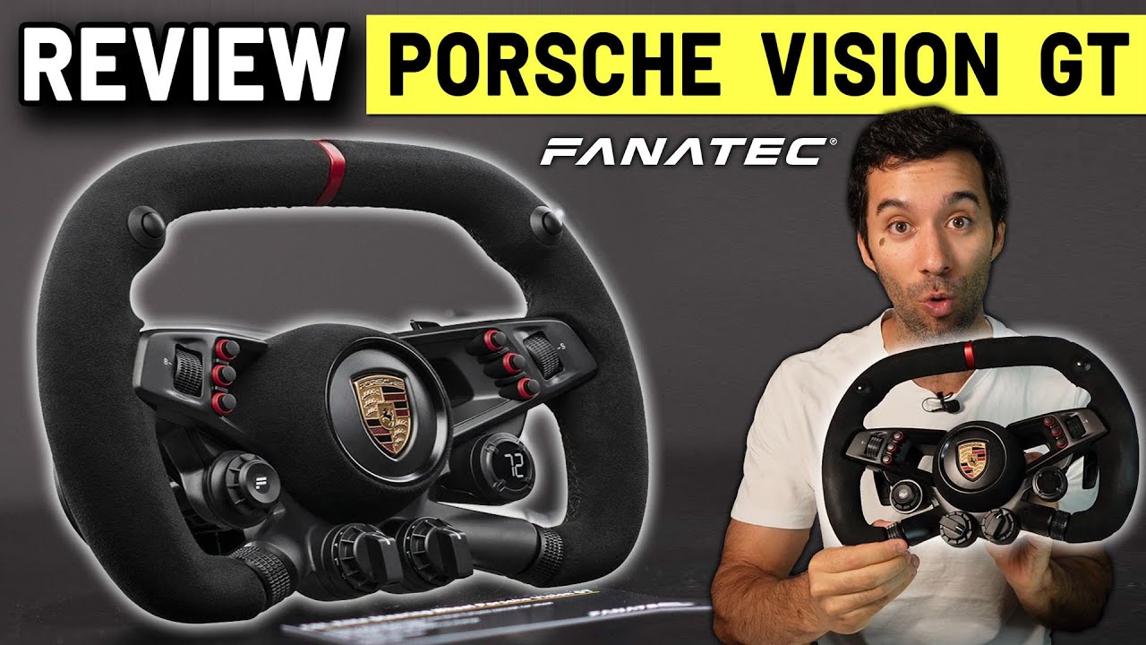 Review Volante FANATEC Porsche Vision GT ✅Una réplica muy elegante
