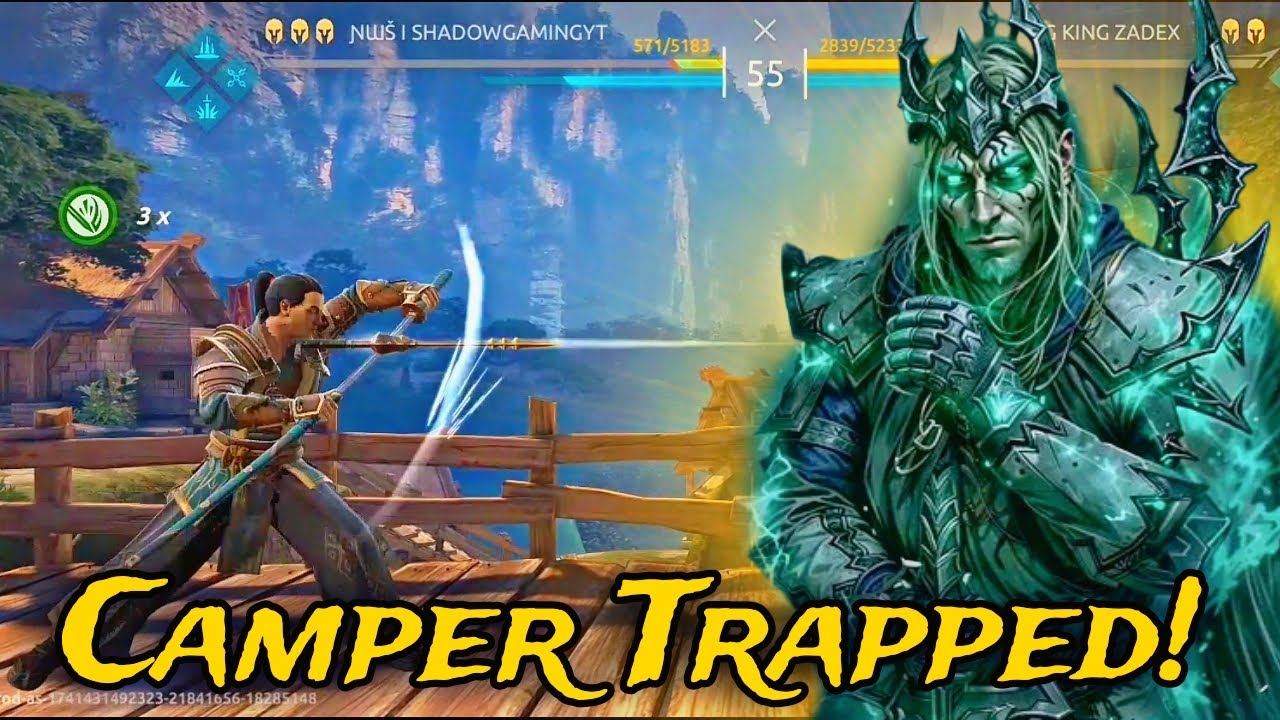 This Is Why Campers Hate KOTL!! 😵 | Camper Trapped Easily || Shadow Fight 4 Arena