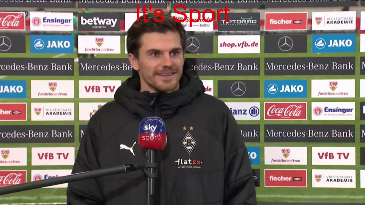 Bundesliga Interview: Jonas Hofmann sauer nach Last-Minute Elfmeter f&uuml;r Stuttgart