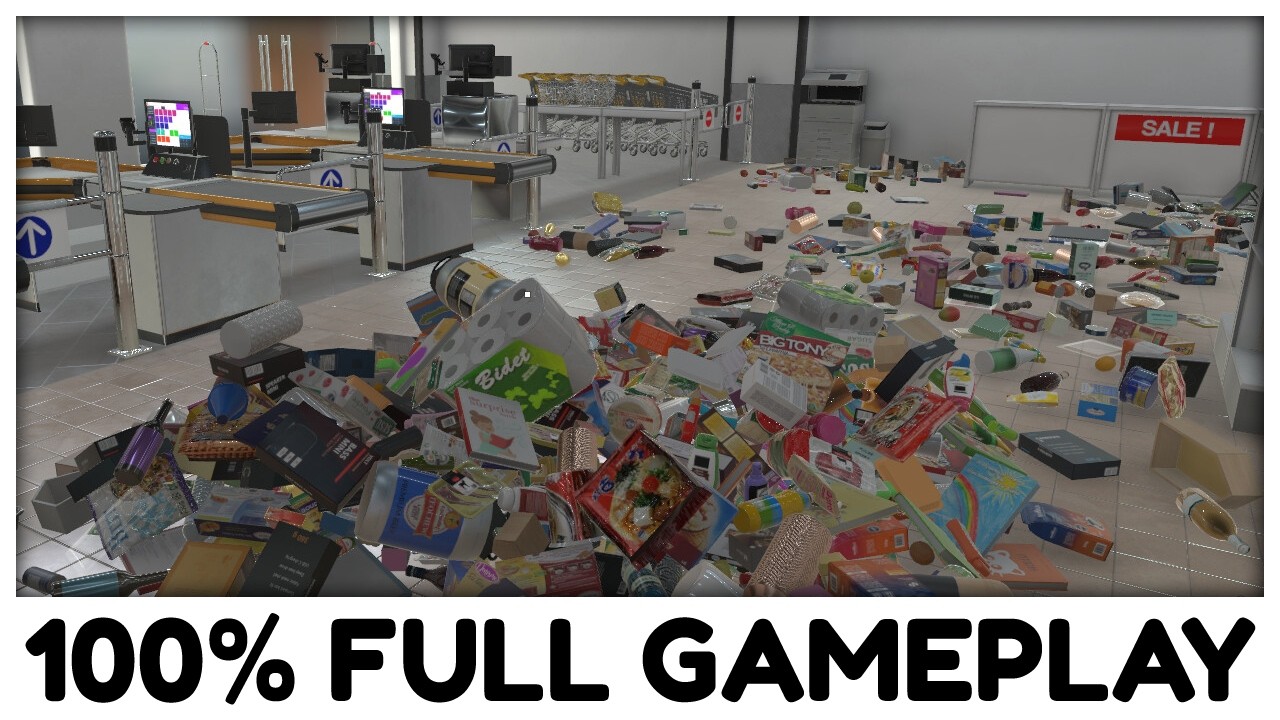 Im Playing 100% of Supermarket Chaos