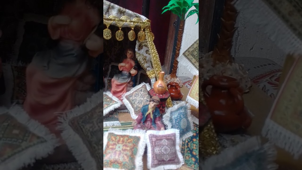 Jaima o tienda de mercaderes para pesebre
