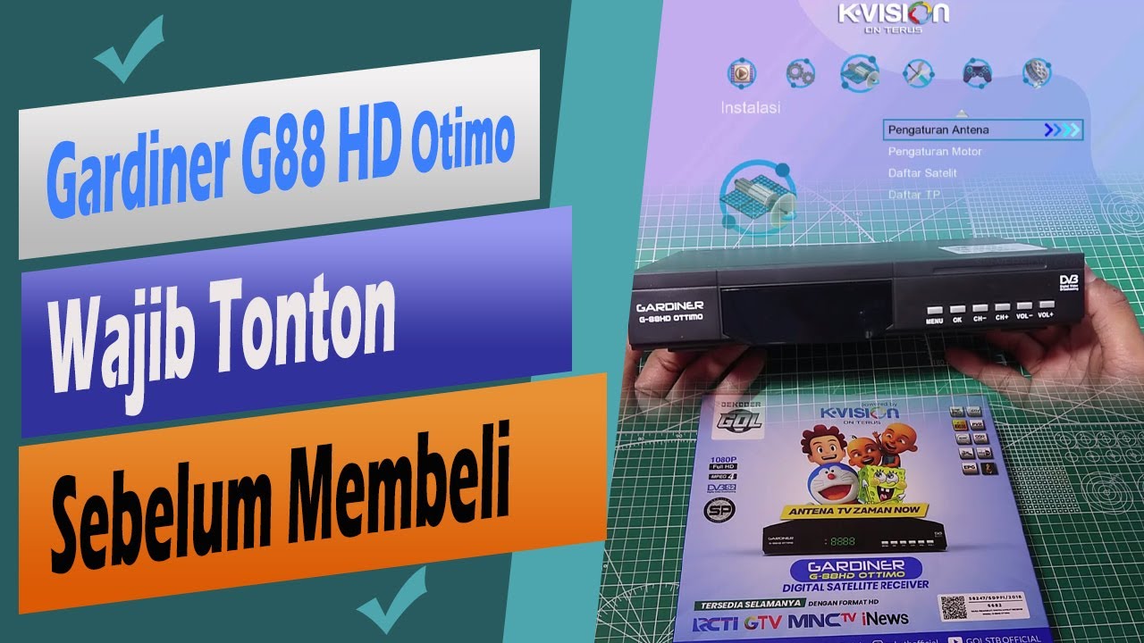 Gardiner G88 HD Ottimo, Receiver Parabola K Vision Terbaik