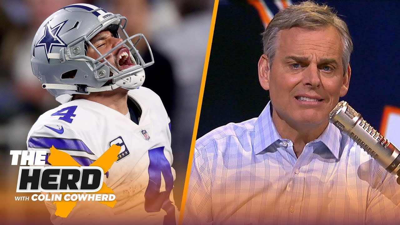 Colin Cowherd never bought into the Bears, talks Cowboys advancing past Seahawks | NFL | THE HERD