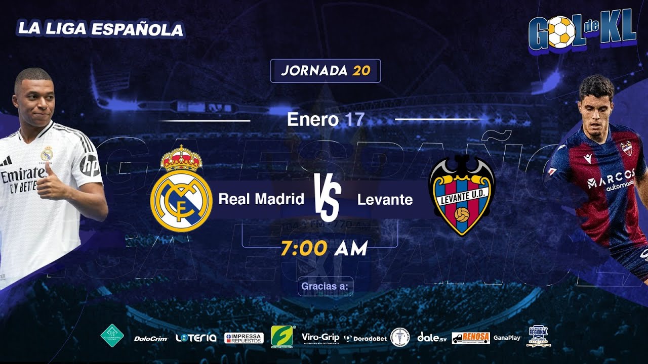 🔴Real Madrid vs Levante | Gol de KL El Salvador | 17-1-2026