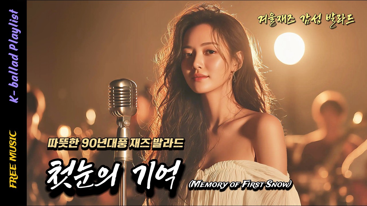 90년대 겨울재즈 ❄️첫눈의 기억 (Memory of First Snow) | 따뜻한 90년대풍 재즈 발라드 🎷테스트 10곡