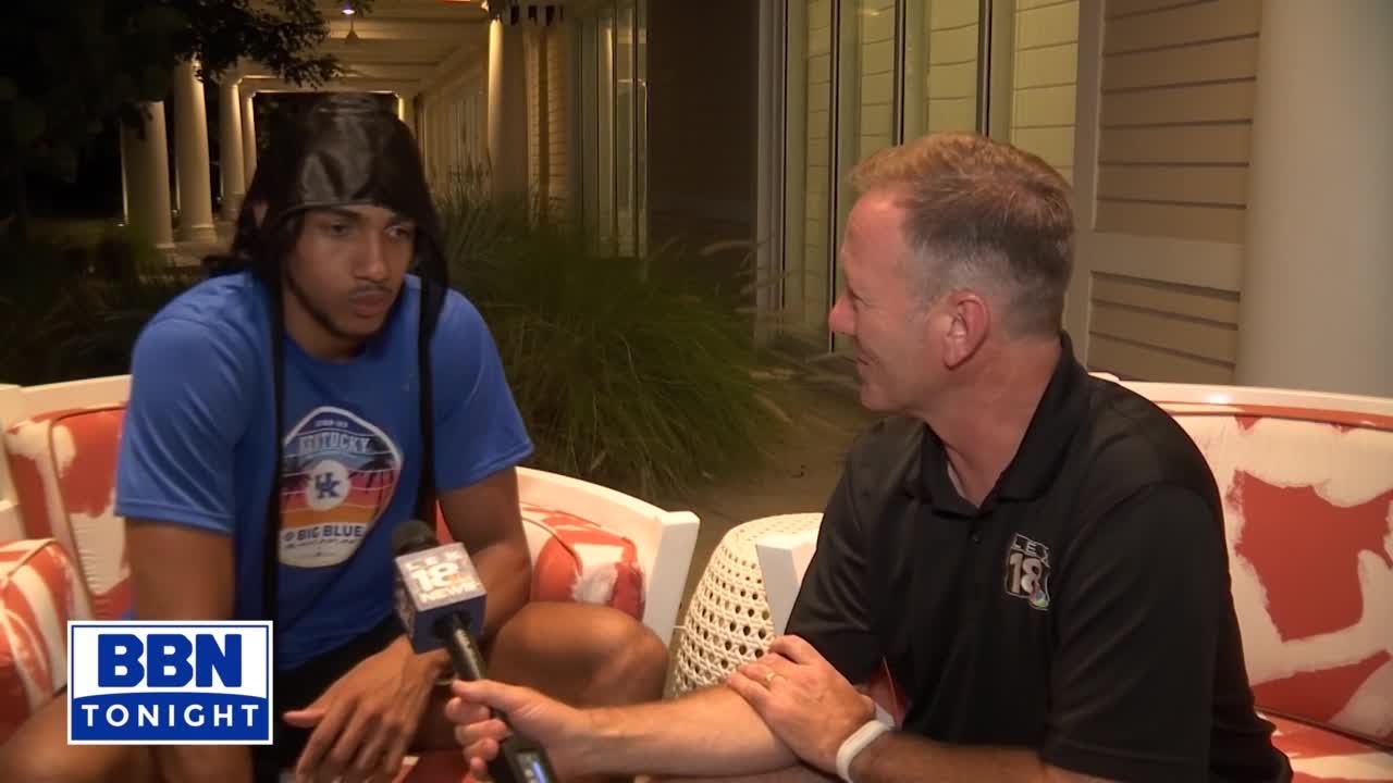 Jacob Toppin talks teamwork and team bonding in the Bahamas