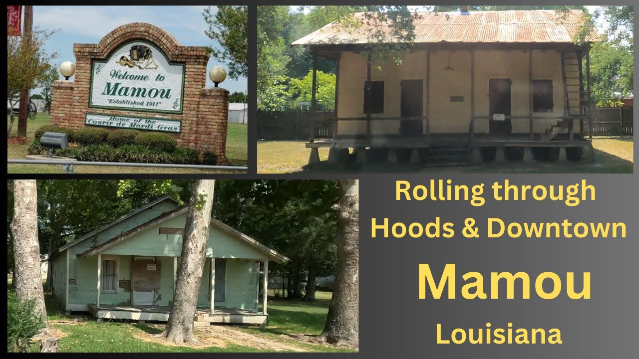 Hoods and Downtown in Mamou, LA | Dash Cam Driving Tour Louisiana 4K