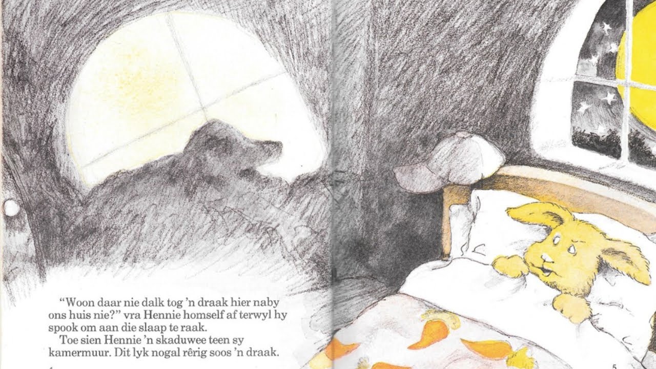 HENNIE EN DIE DRAAK   Tannie Richelle lees Afrikaanse Kinderstories
