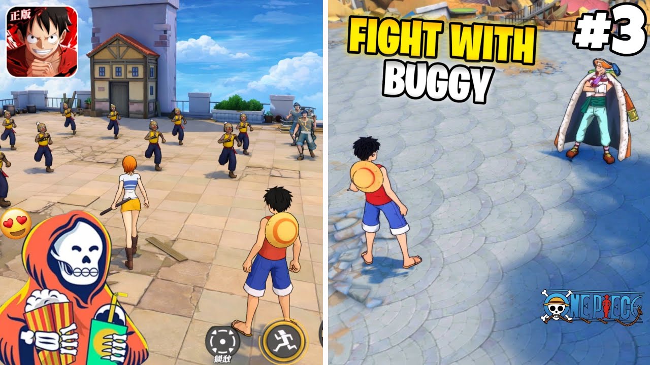 LUFFY VS BUGGY FIGHT AND MEETING WITH NAMI || ONE PIECE FIGHTING PATH GAMEPLAY #3