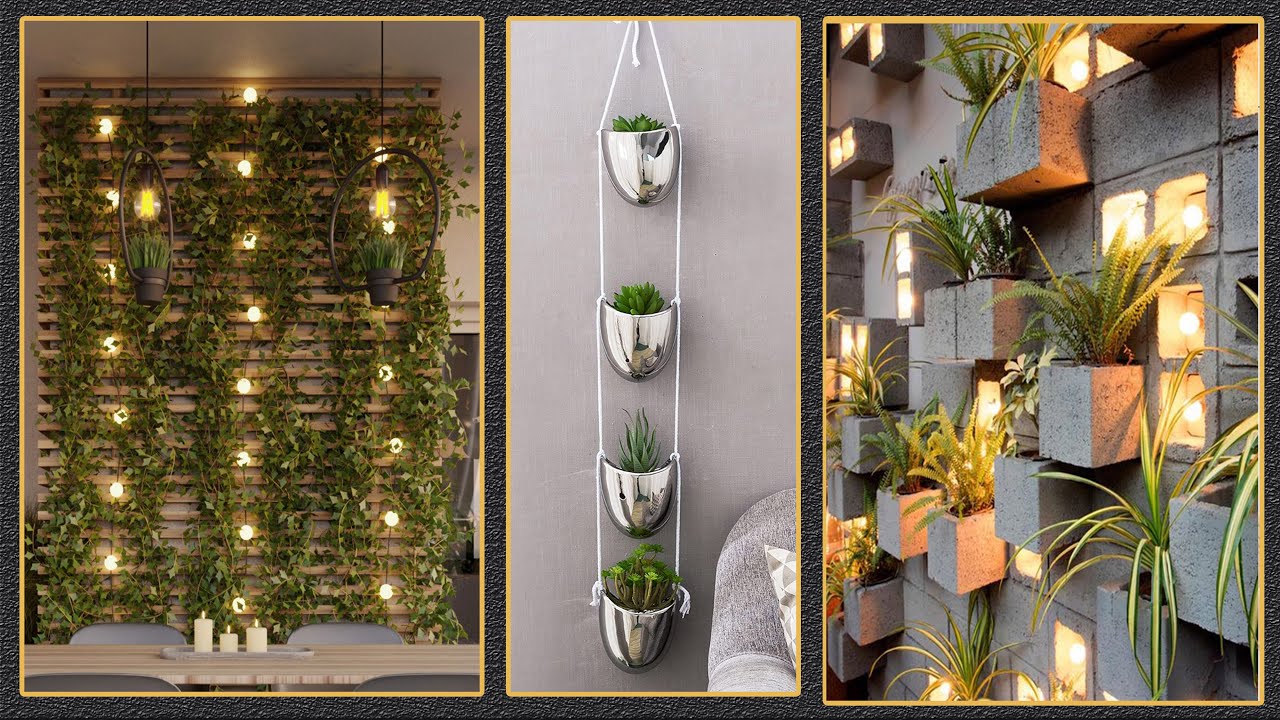 vertical garden wall | indoor plants decoration | wall plant