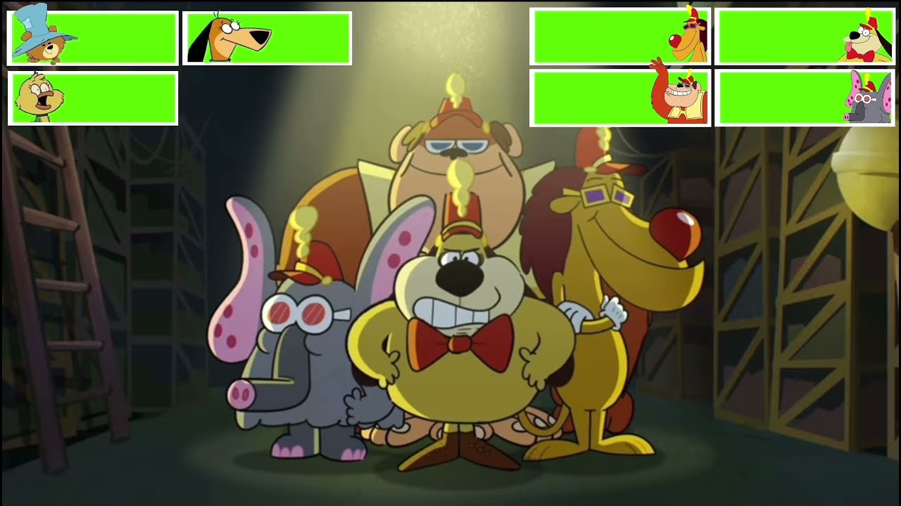 Jellystone (2021) with healthbars shagg haggs vs banana splits