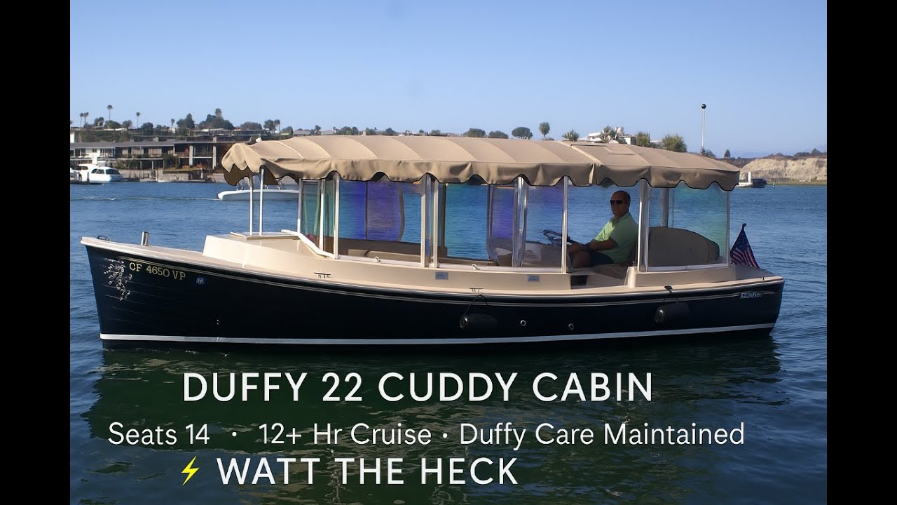 ⚡ DUFFY 22 CUDDY CABIN &ndash; Classic Elegance Meets Quiet Cruising  by South Mountain Yachts