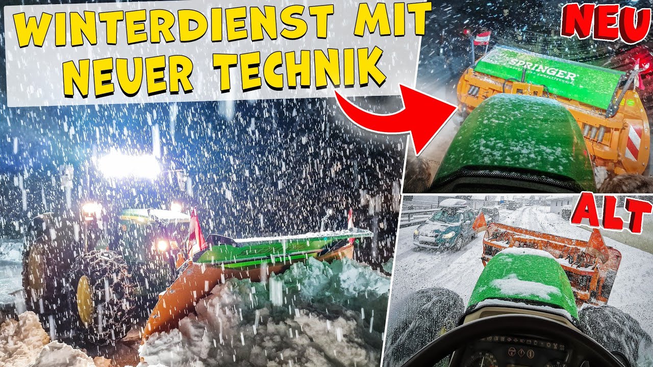 Ersteinsatz vom neuen Schneepflug | Winterdienst in Oberkärnten | Let's Test | snow ploughing ❄️