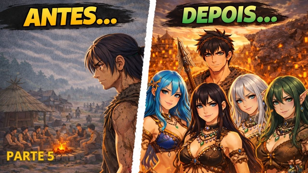 Ele Morreu Como CLT… mas Reencarnou no Mundo PRIMITIVO! | Manhwa Recap