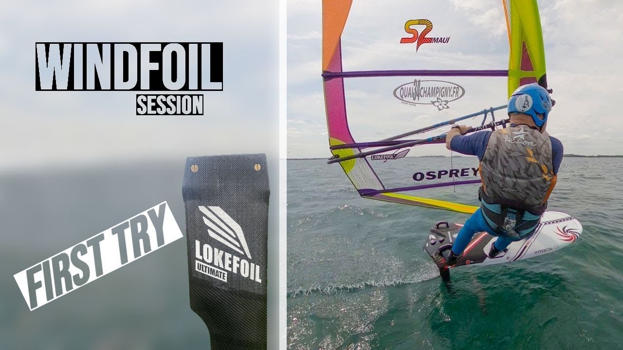 PREMIERE SESSION EN LOKEFOIL ULTIMATE - FORET D'ORIENT