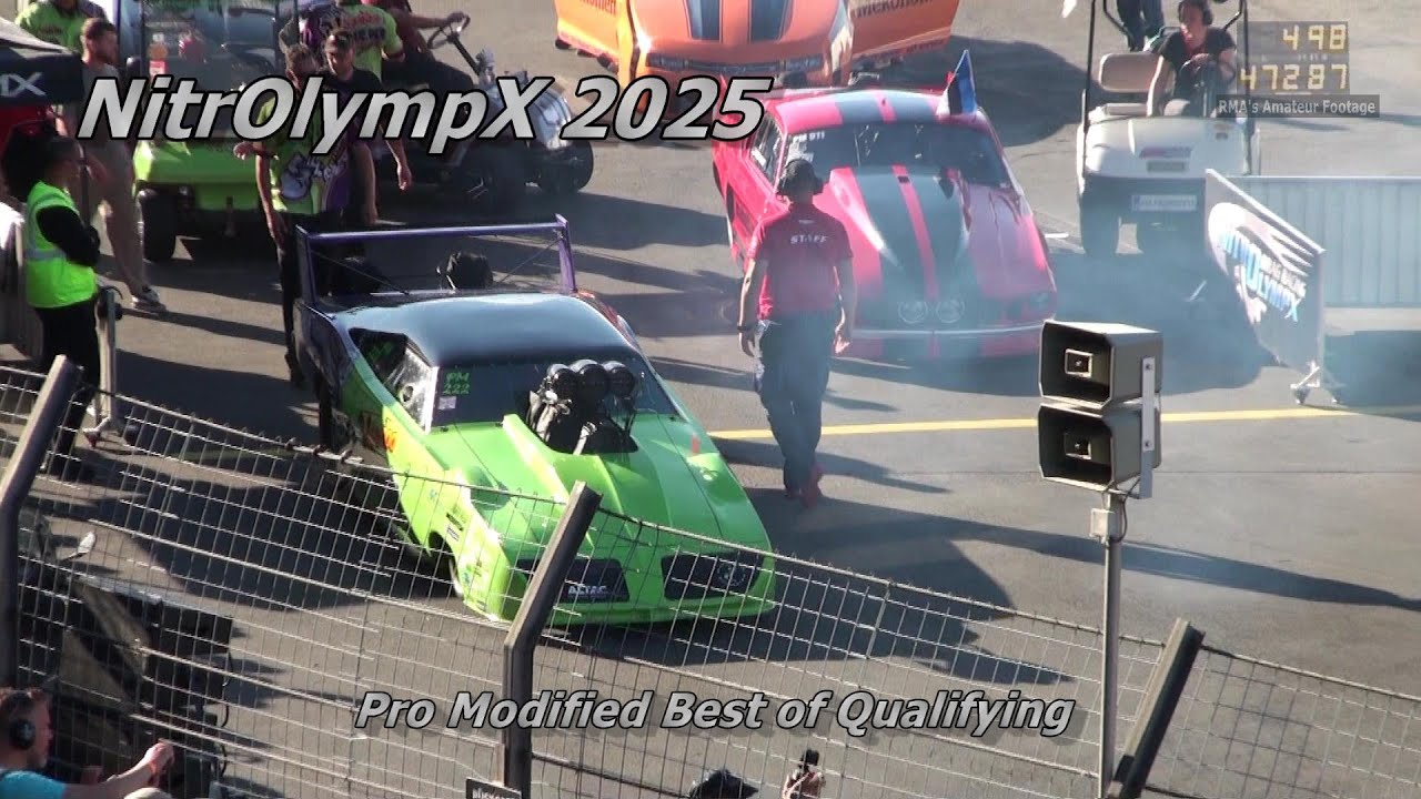 NitrOlympX 2025 Hockenheim - Pro Modified Best of Qualifying || Drag Racing Hockenheim