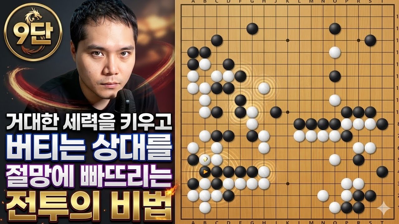 초반에 대세점을 놓친 상대 억지 힘으로 버텨 가는데 과연? 견뎌 낼 수 있을까?