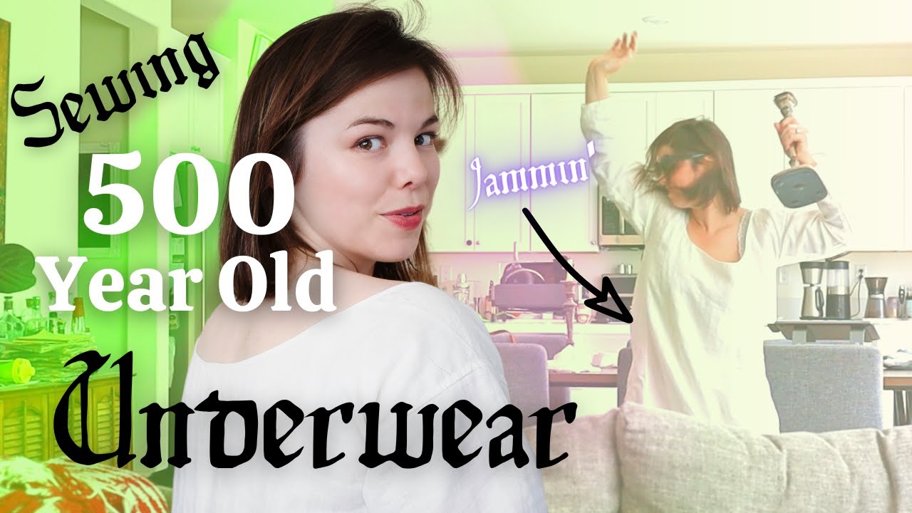 Hand-Sewing a Medieval Smock/Shift/Underwear | Bardcore, but Make it Fashion (ft. a dance party)