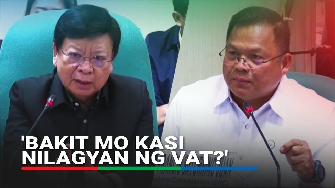 Marcoleta ginisa ang ERC sa 12% VAT na pataw sa bill sa kuryente | ABS-CBN News