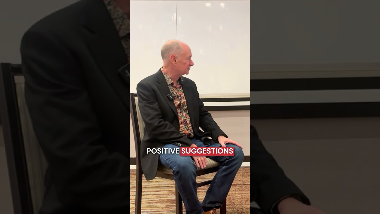 Mike explains REM induction hypnosis and demonstrates it on a young woman.