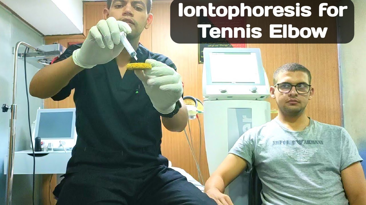كيفية استخدام ال iontophoresis لعلاج ال tennis elbow باستخدام دواء الديكساميثازون