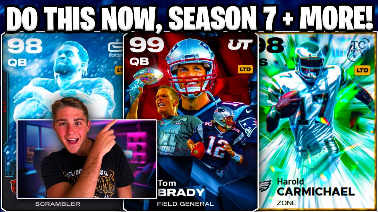 Сделайте это прямо сейчас, до начала 7-го сезона Madden 26! Том Брэди с рейтингом 99, повышение о...