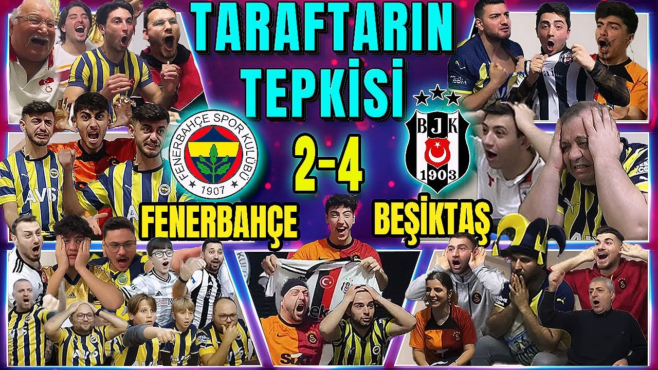 TARİHİ DERBİ🔥 10 KİŞİLİK BEŞİKTAŞ FENERBAHÇE’Yİ EZDİ 😱 FENERBAHÇE 2-4 BEŞİKTAŞ | TARAFTARIN TEPKİSİ