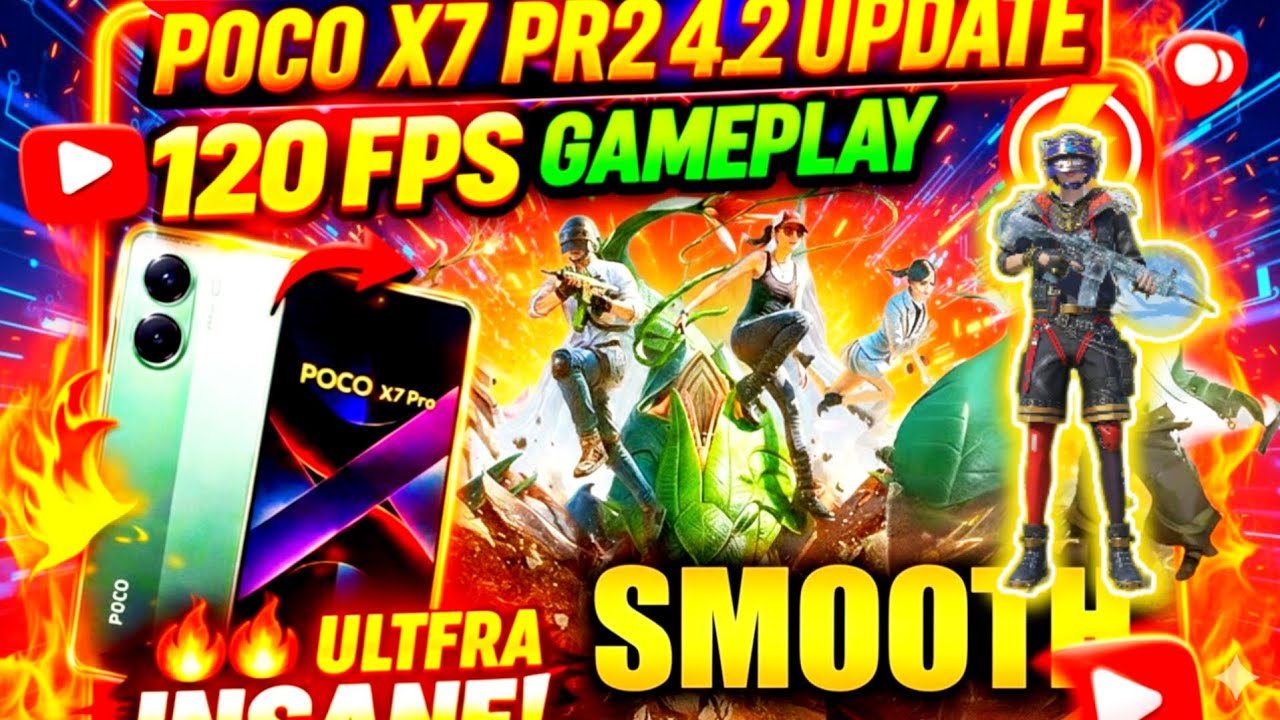 POCO X7 Pro PUBG Mobile 4.2 Update Gaming Test | Smooth Extreme + No Frame Drop
