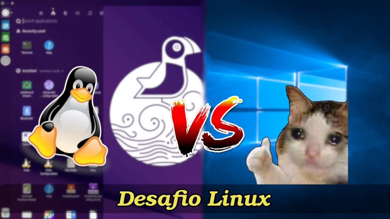 Windows que nada, Me forcei usar s&oacute; Linux no dia a dia! Veja o que aconteceu! 😱