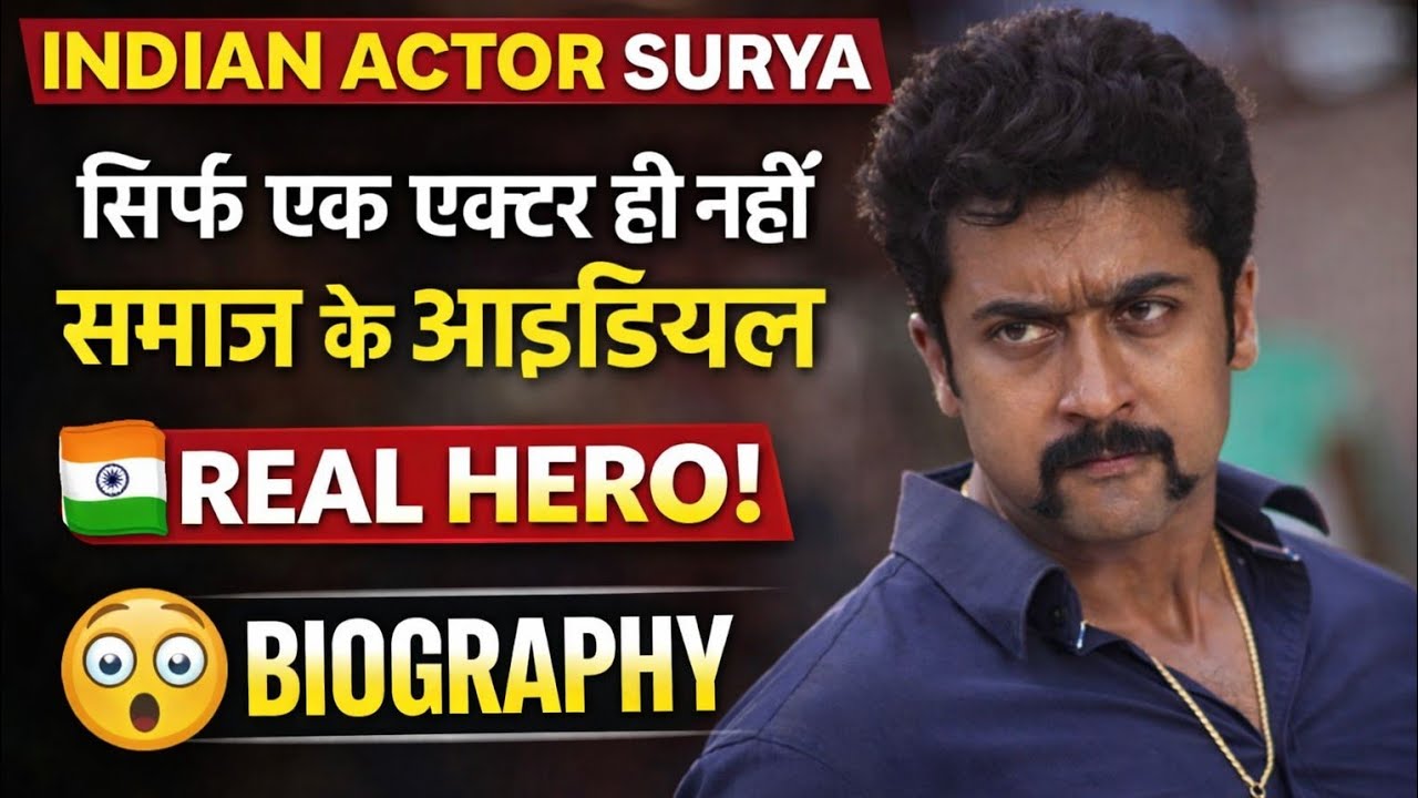 सिर्फ एक Actor नहीं, समाज के Ideal हैं Suriya 😲 | Real Life Hero Biography 