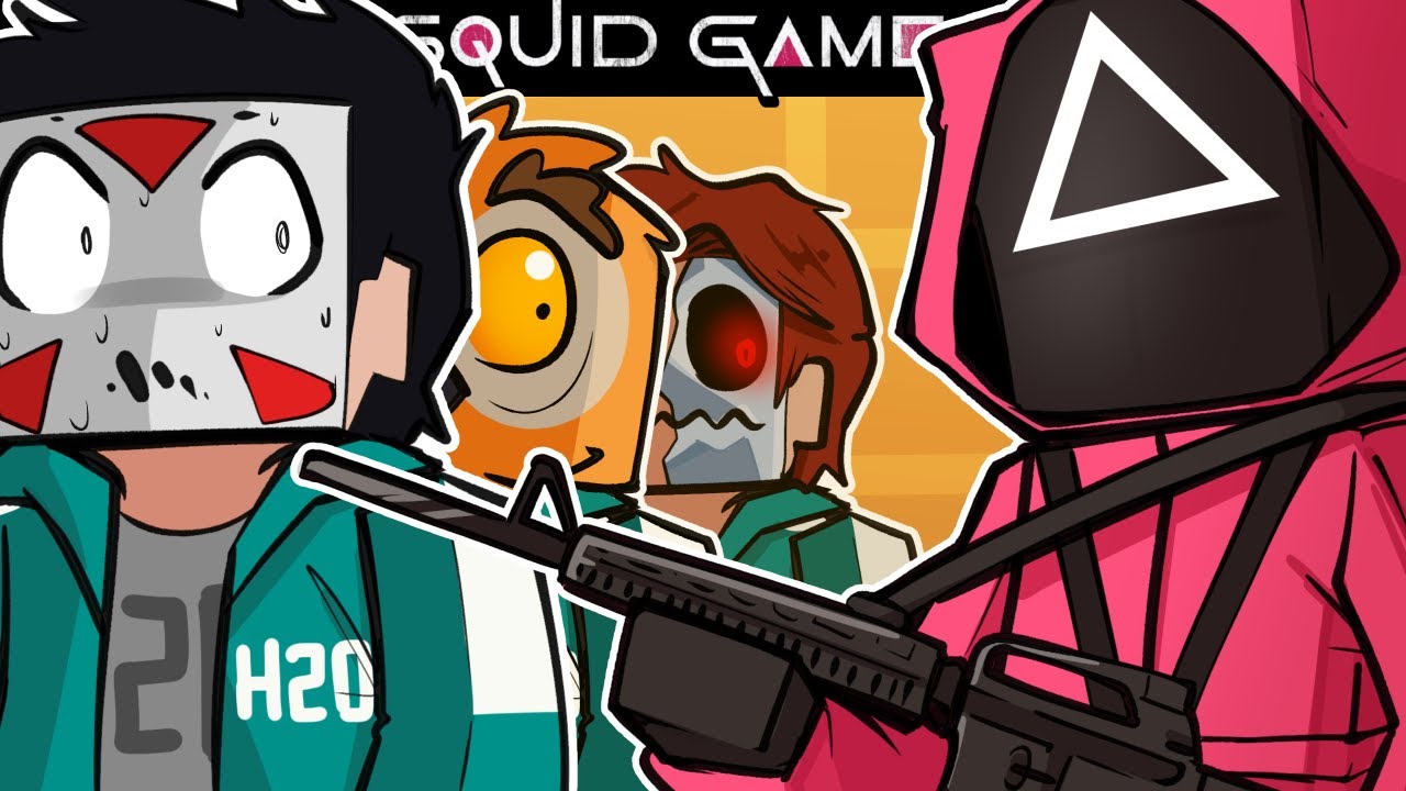 SQUID GAME DEATHRUN ON MINECRAFT!