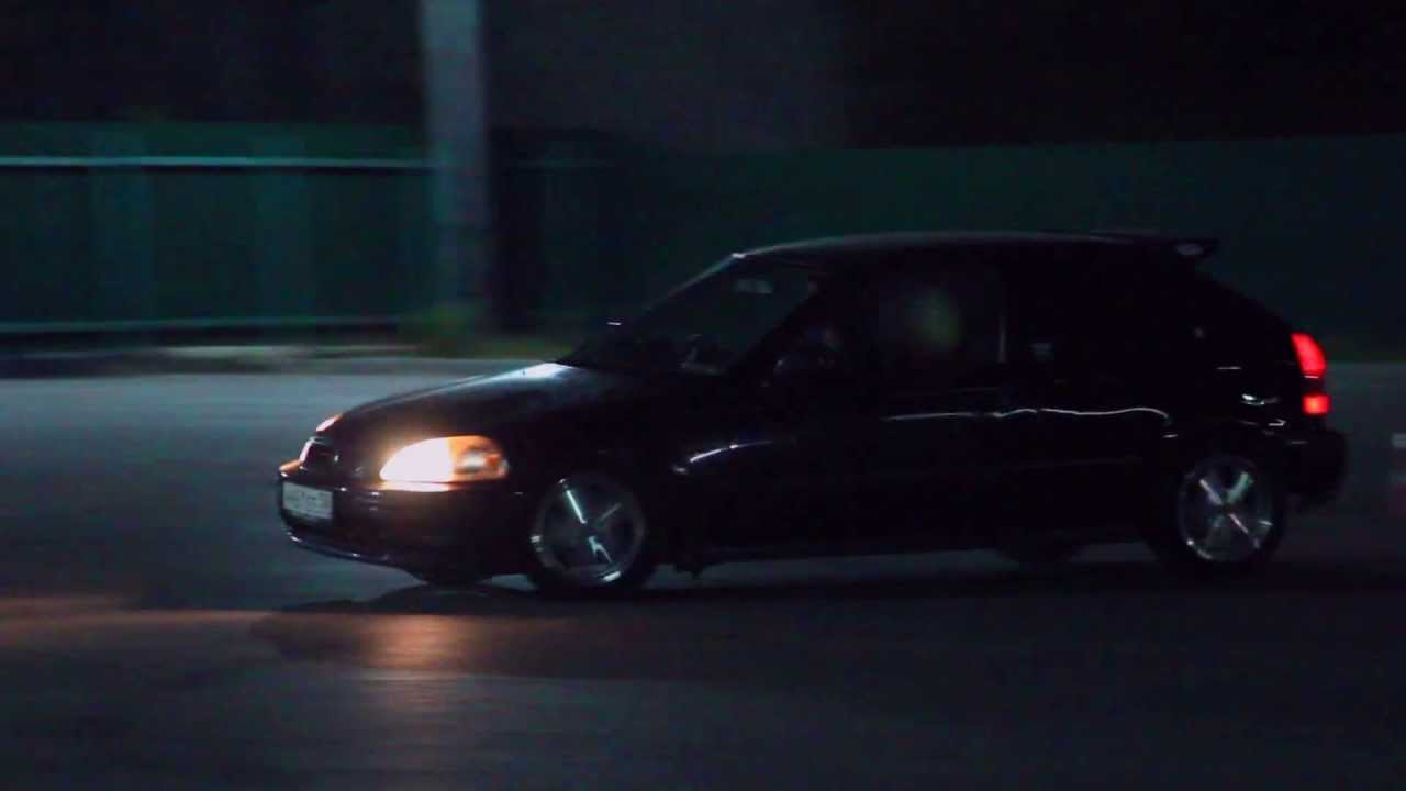 Автослалом.Тула 26.09.15 Honda Civic EK2